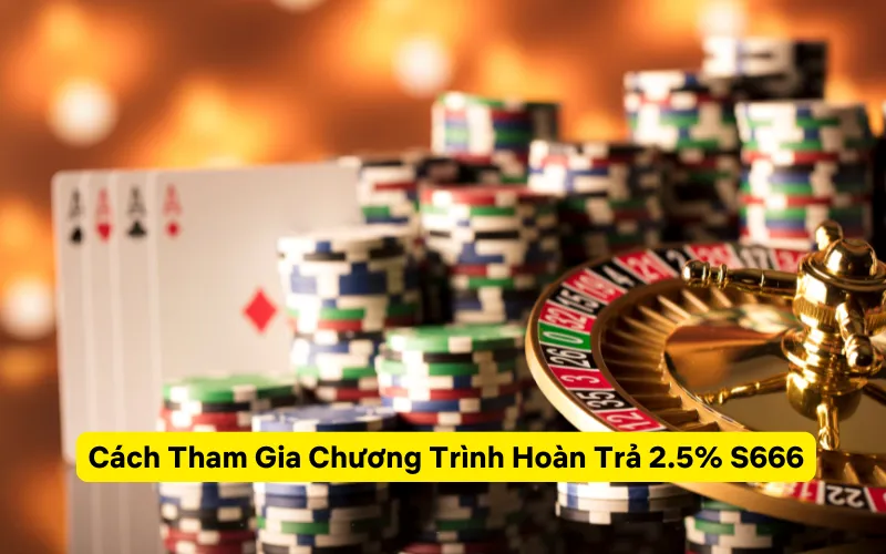 Cách Tham Gia Chương Trình Hoàn Trả 2.5% S666