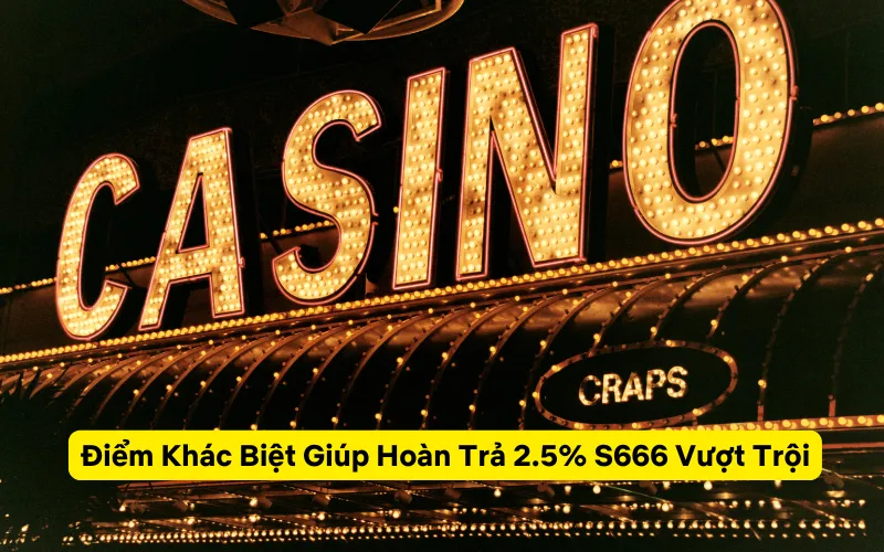 Điểm Khác Biệt Giúp Hoàn Trả 2.5% S666 Vượt Trội