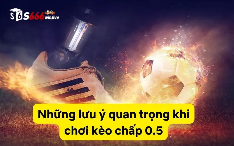 Những lưu ý quan trọng khi chơi kèo chấp 0.5